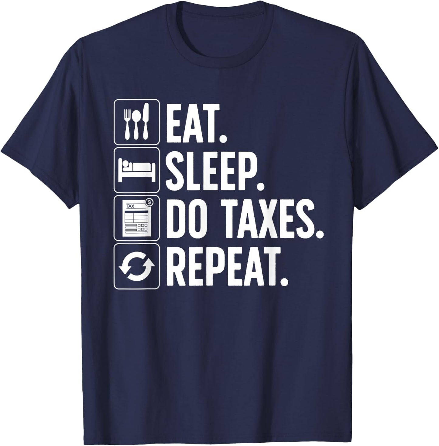 Cute Accountant Design Women Accountant Accounting T-Shirt - T-Shirt | Navy