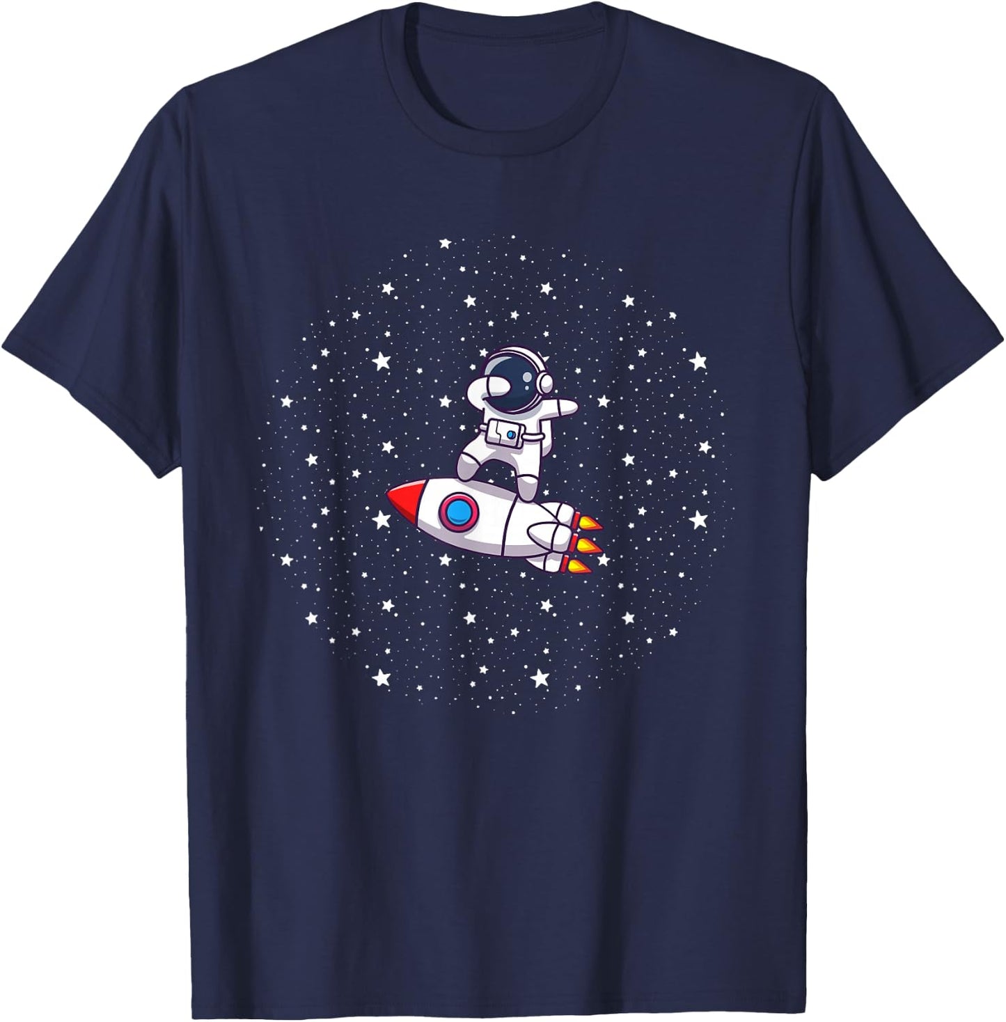 Ride Rocket Ship to the moon T-Shirt - T-Shirt | Navy