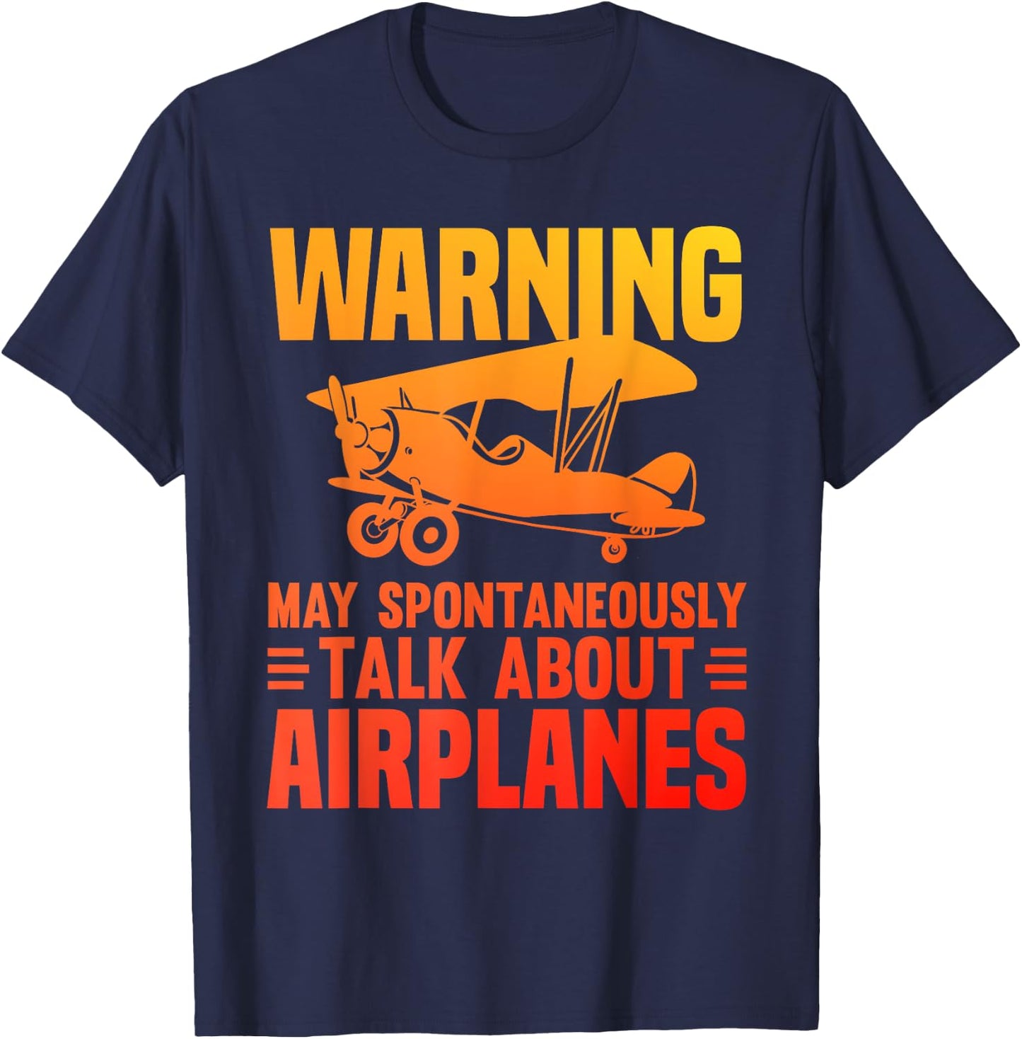 Funny Airplane Novelty Women Plane Aviation Pilot T-Shirt - T-Shirt | Navy