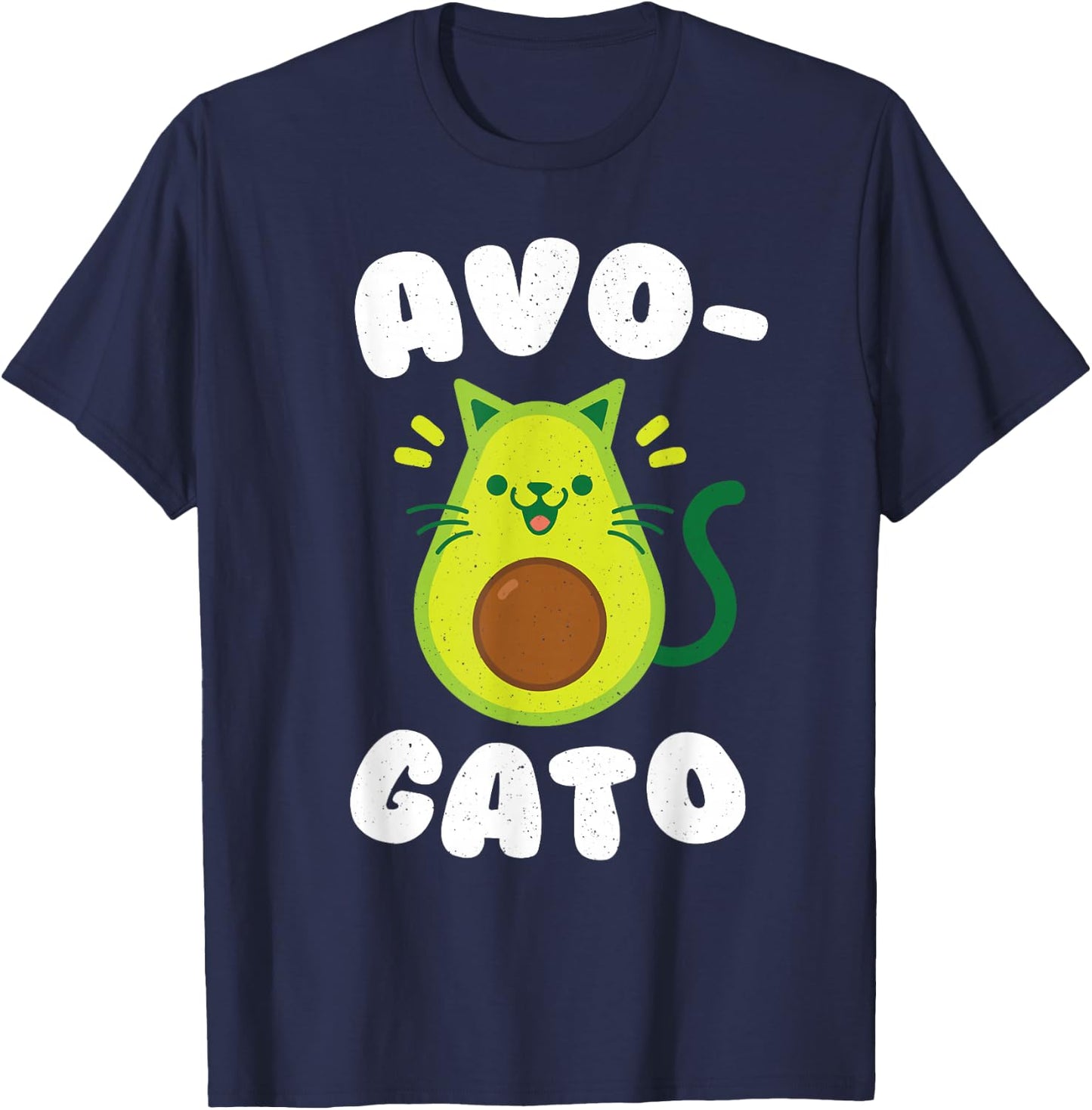 Cinco De Mayo Shirts Cinco De Meow Avogato Cat Avocado Shirt T-Shirt - T-Shirt | Navy