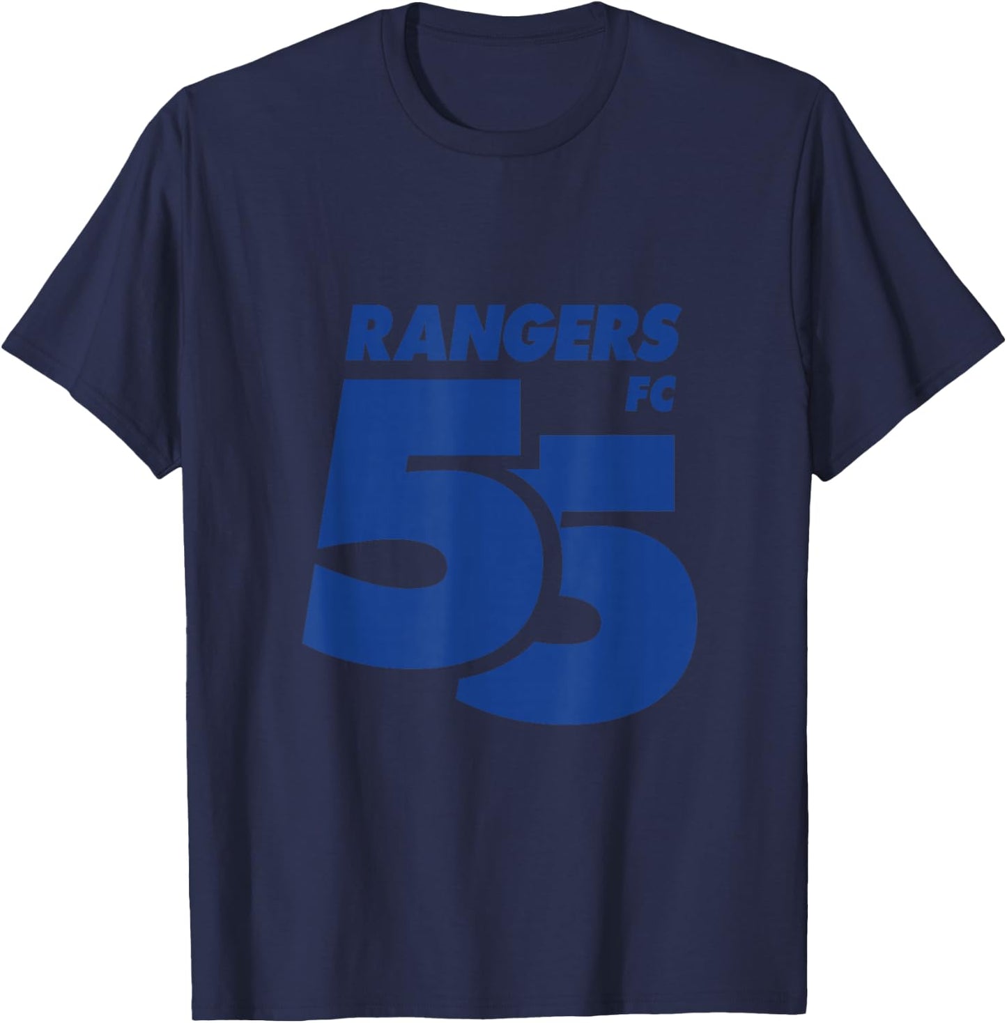 RFC 55th Scottish Premiership Winners Rangers Champion55 T-Shirt - T-Shirt | Navy