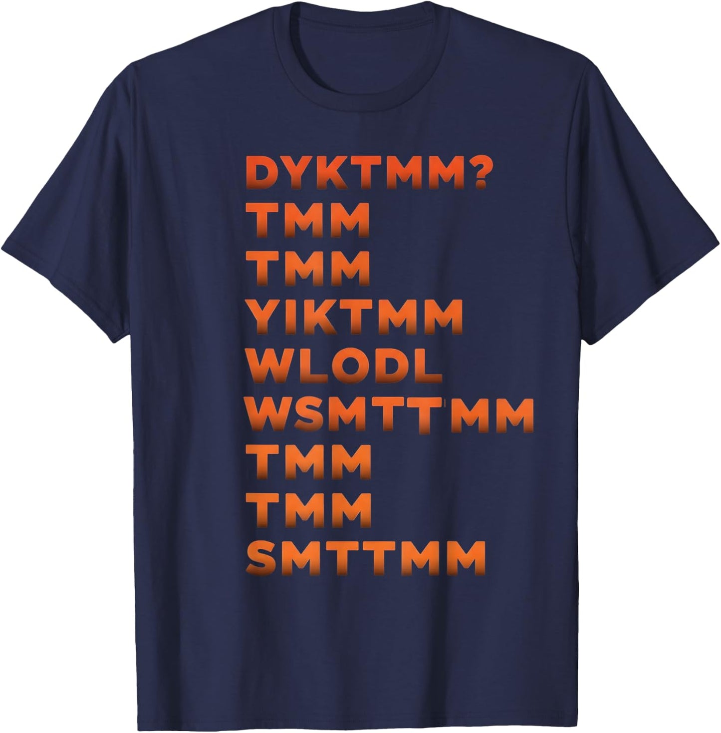 do You Know the Muffin man DYKTMM? Muffin Funny Nostalgic T-Shirt - T-Shirt | Navy