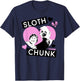 The Goonies Sloth and Chunk Hearts Movie T-Shirt - T-Shirt | Navy