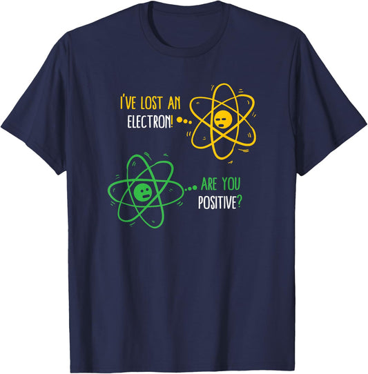 Chemistry Science Chemist Student Atom Funny T-Shirt - T-Shirt | Navy