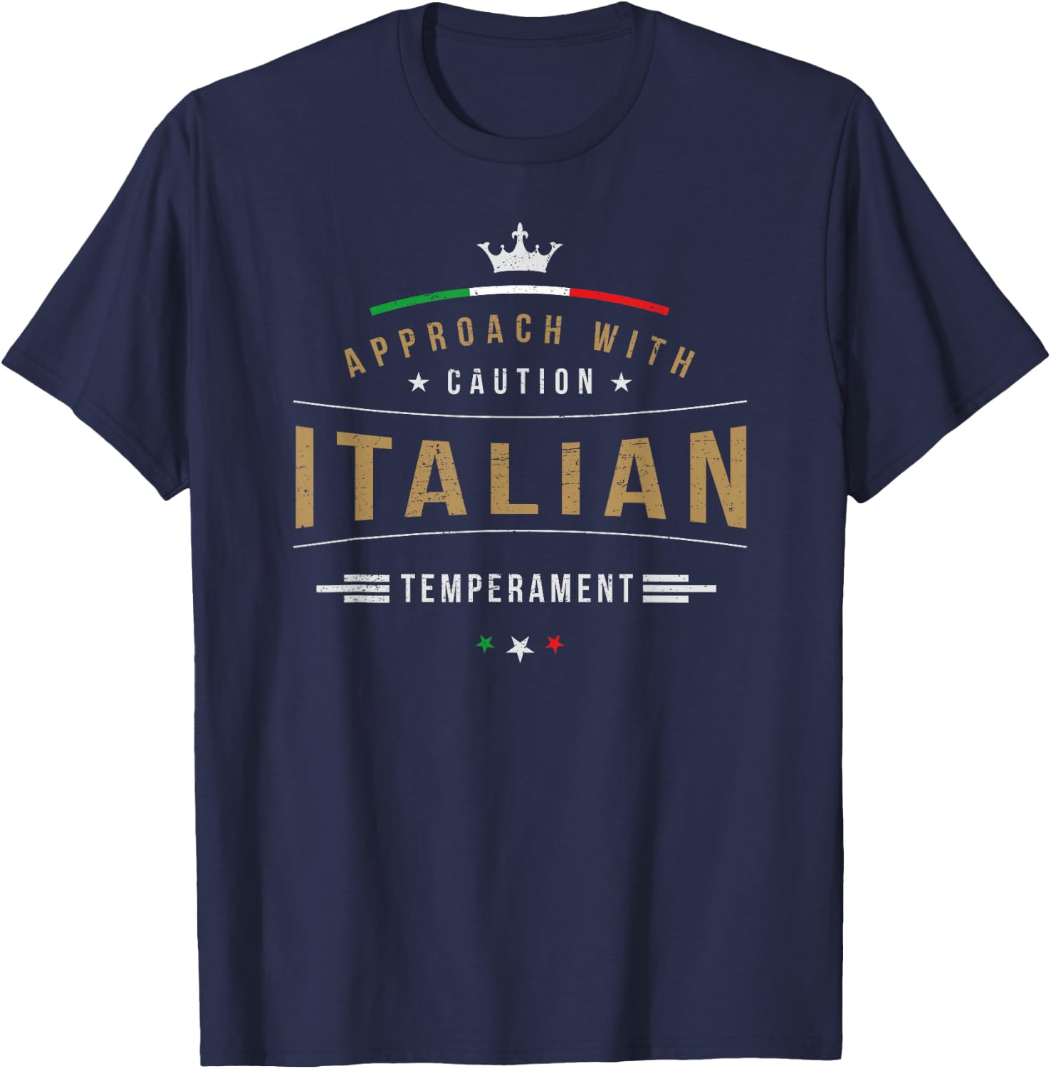 Italian Quote Funny Italy Pun Men Women T-Shirt - T-Shirt | Navy