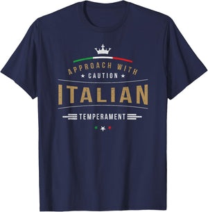 Italian Quote Funny Italy Pun Men Women T-Shirt - T-Shirt | Navy
