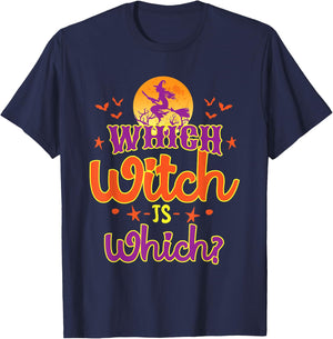 Which Witch is Which Halloween English Teacher T-Shirt - T-Shirt | Navy