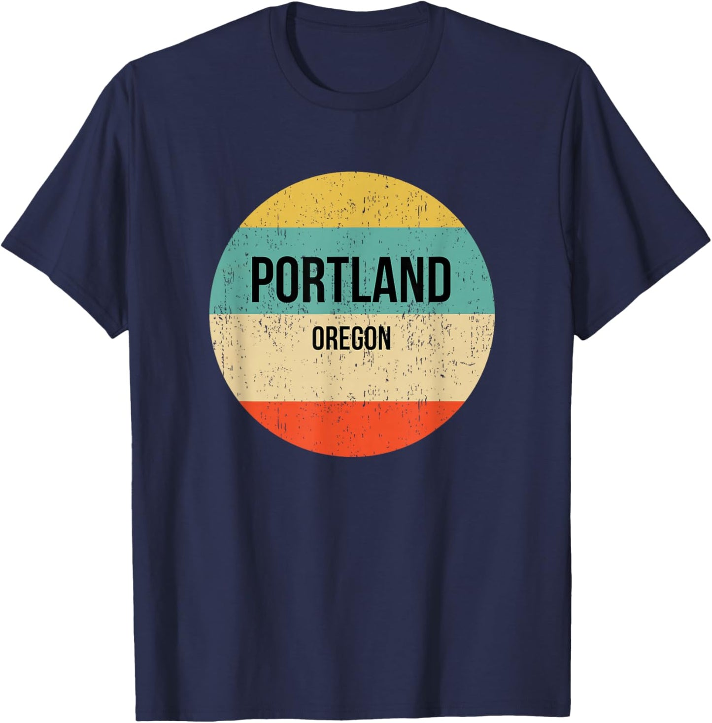 Portland Oregon Shirt | Portland T-Shirt - T-Shirt | Navy