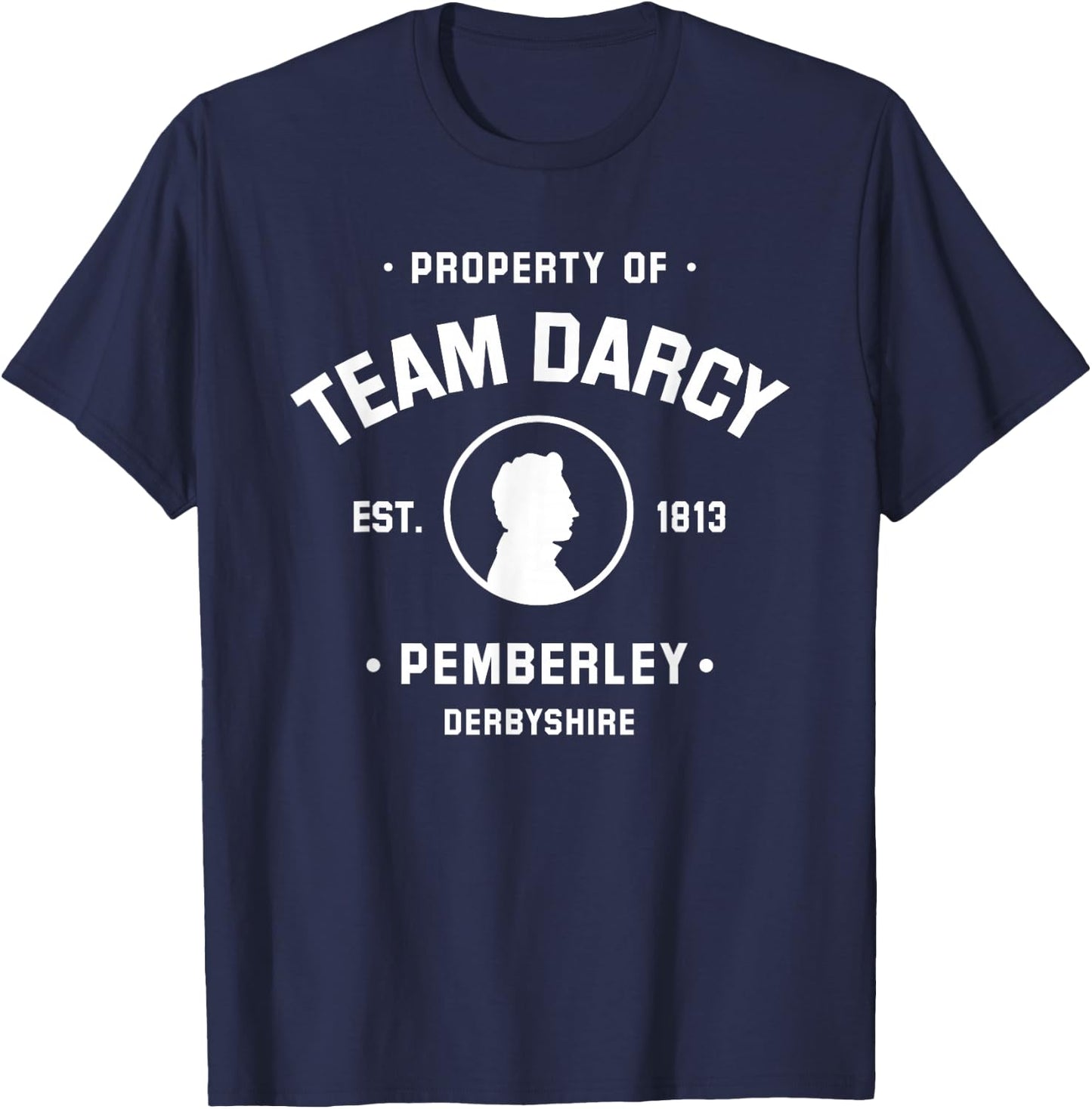 Mr Darcy Pride and Prejudice Jane Austen - Team Darcy T-Shirt - T-Shirt | Navy