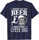 I Thought She Said Beer Competition Cheer Dad Drinking Beer T-Shirt - T-Shirt | Navy