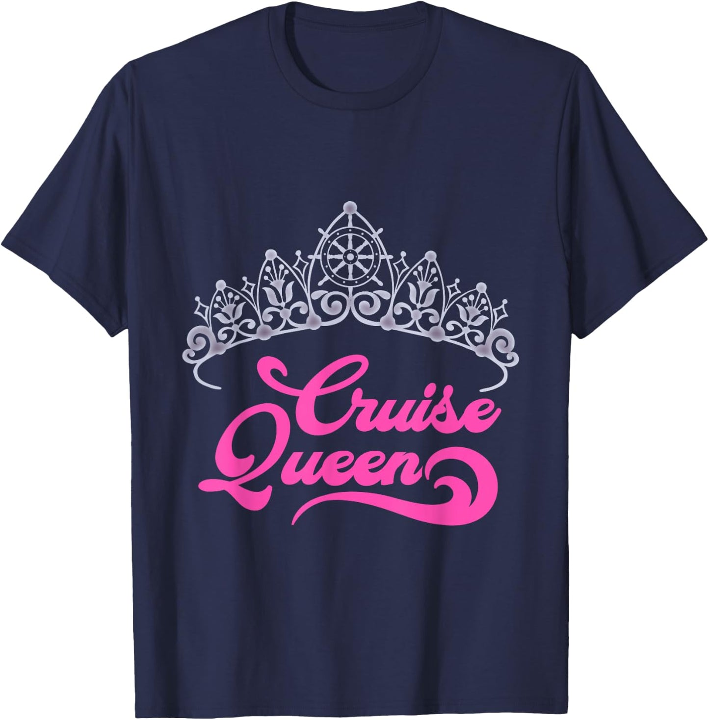 Cruising Lover Gift Shirt - Women Cruise Queen T-Shirt - T-Shirt | Navy