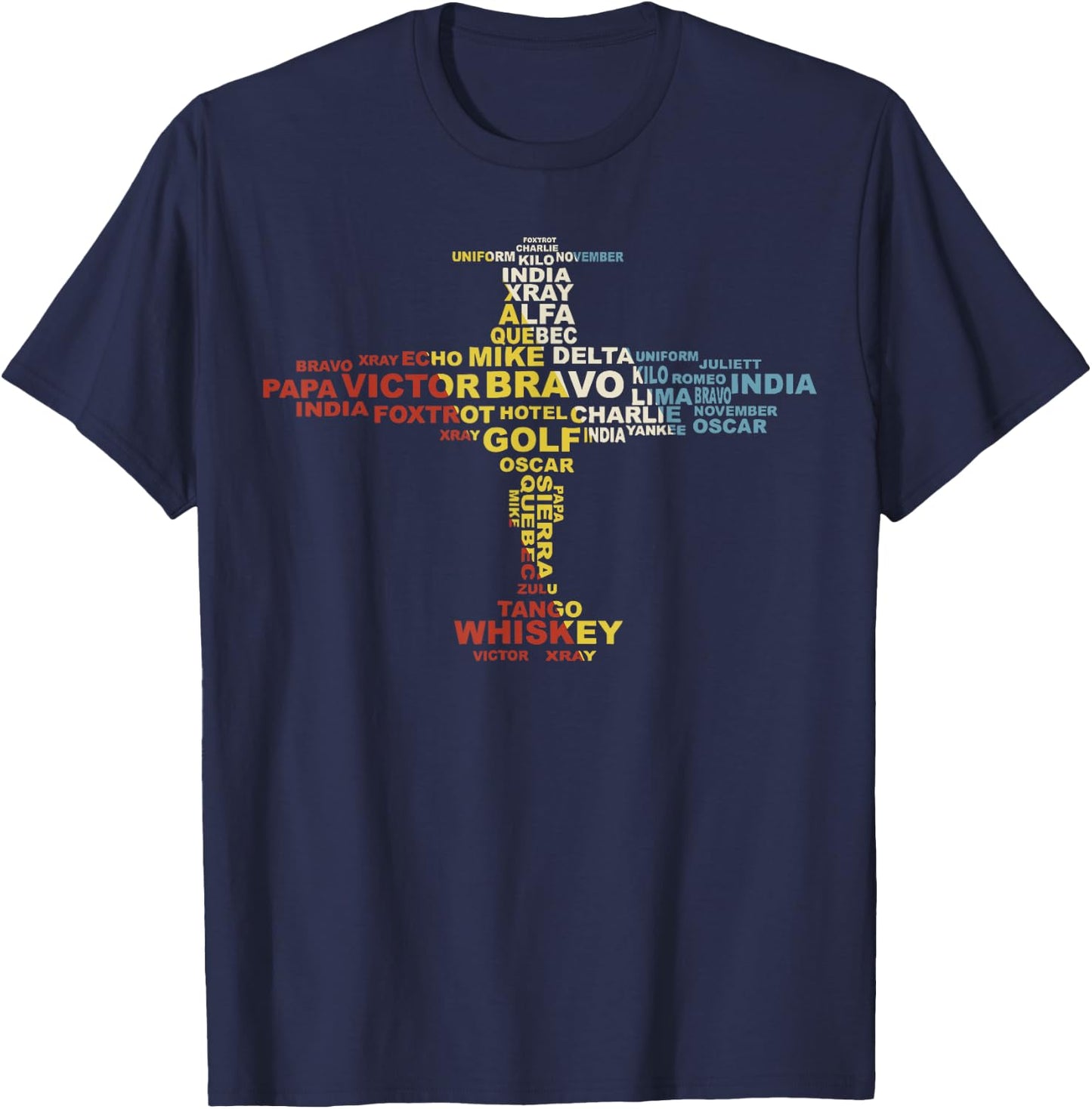 Full Phonetic Alphabet Pilot Airplane Gift Women T-Shirt - T-Shirt | Navy
