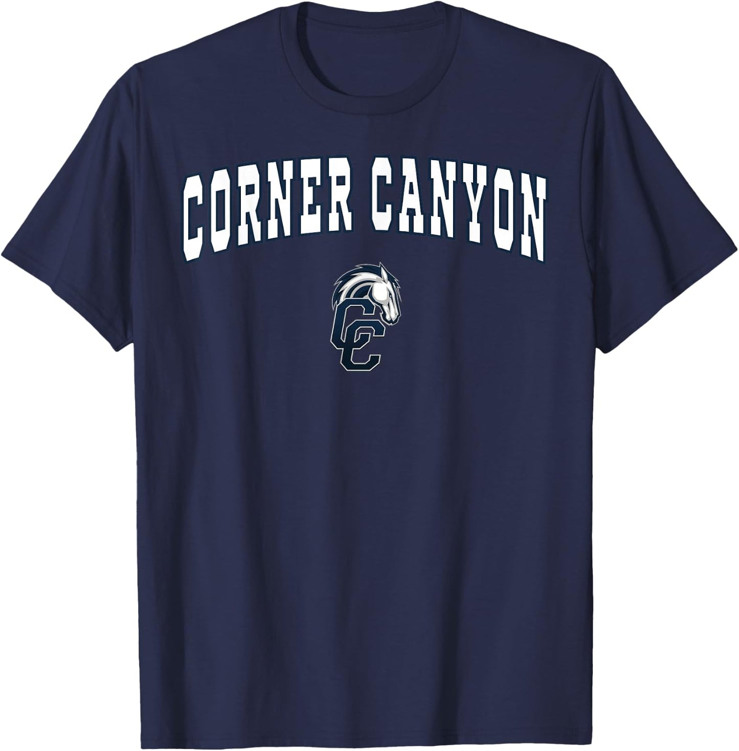 Corner Canyon High School Chargers C2 T-Shirt - T-Shirt | Navy