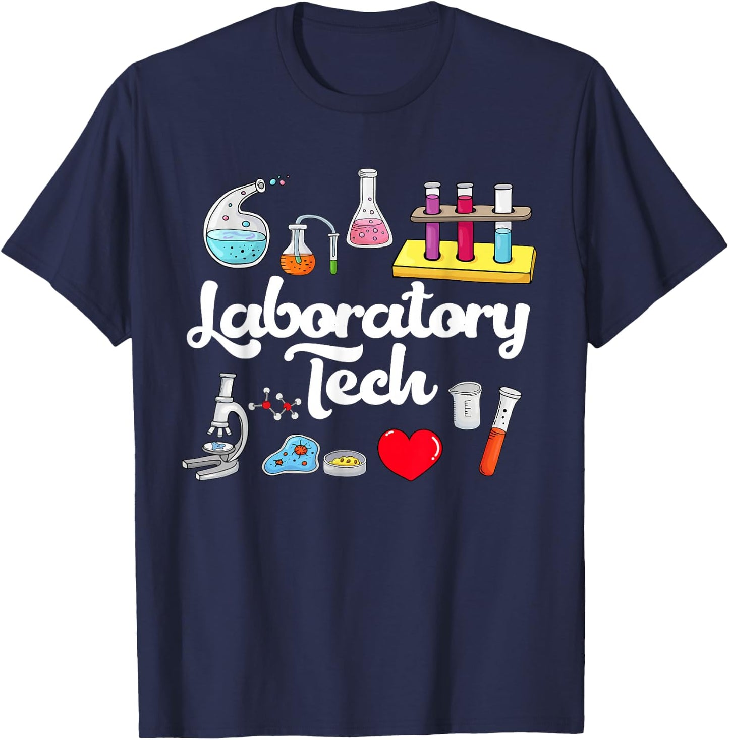 Medical Laboratory Professionals, Lab Week 2026, Labo. Tech T-Shirt - T-Shirt | Navy