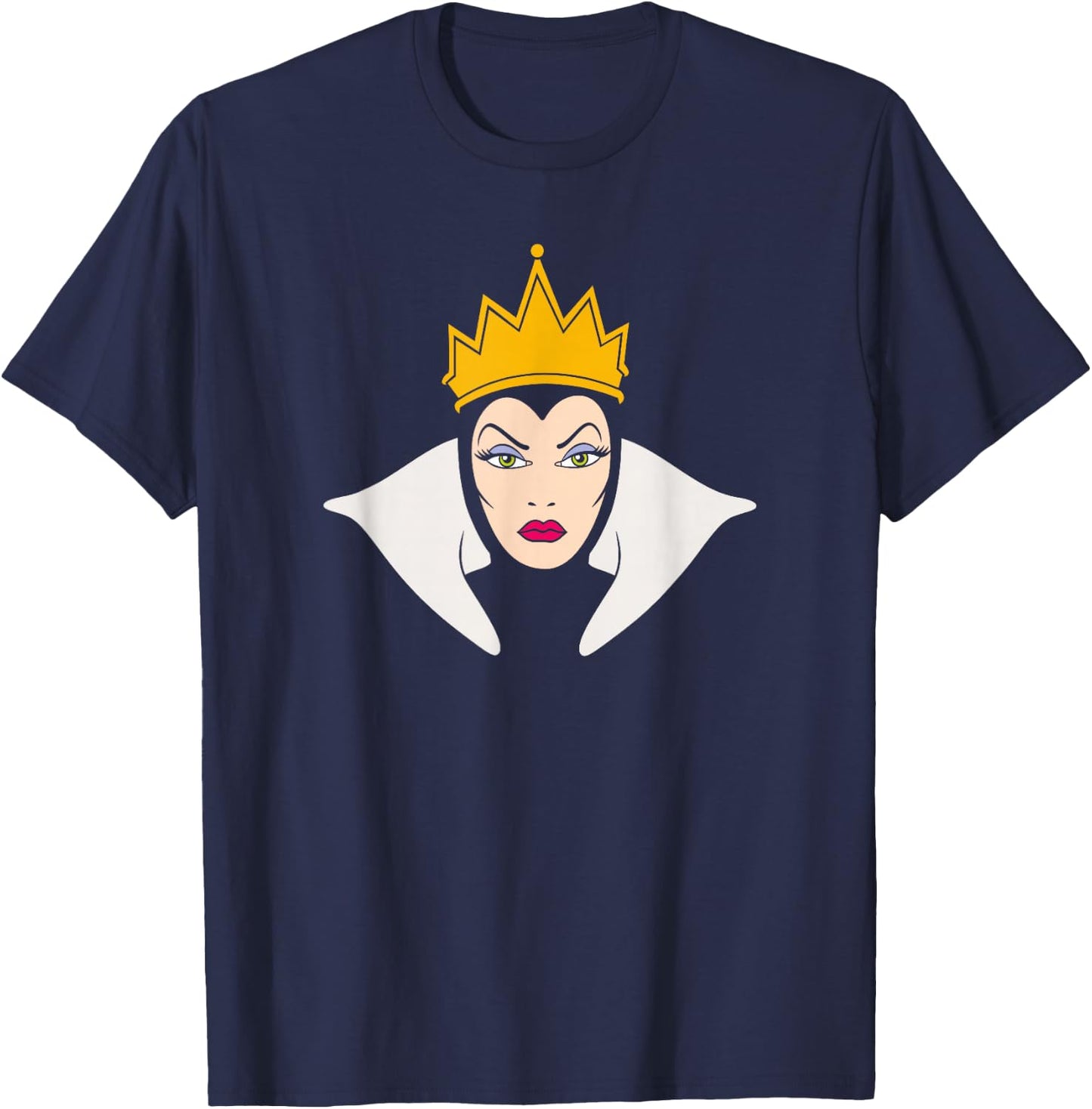 Disney Villains The Evil Queen Big Face T-Shirt - T-Shirt | Navy