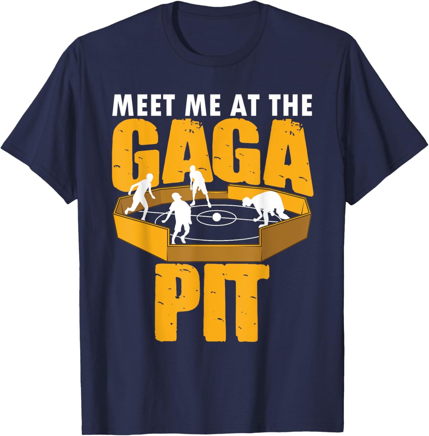 Cool Gaga Ball Gift Kids Funny Gaga ball Pit Dodgeball T-Shirt - T-Shirt | Navy