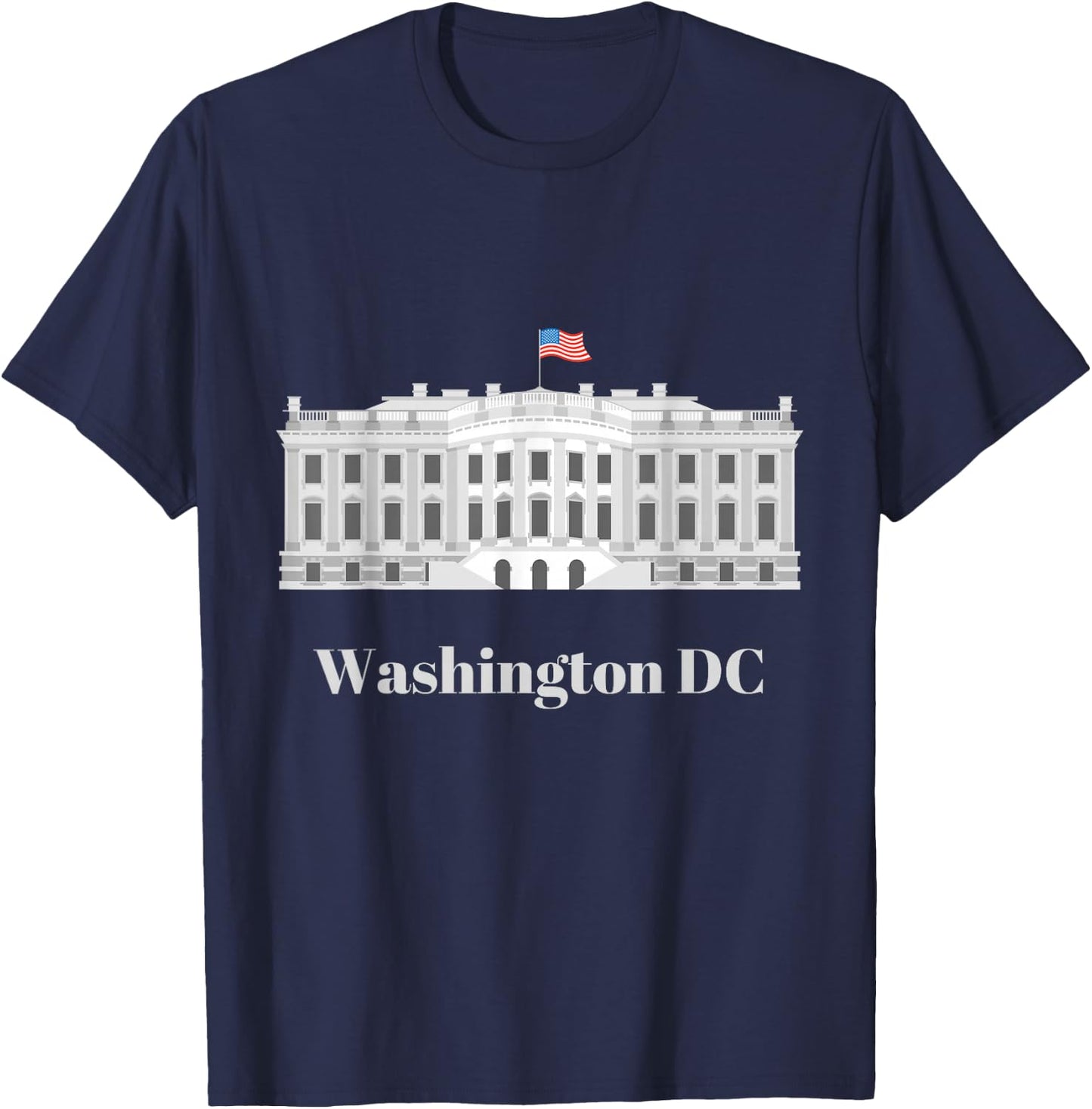Washington DC White House T-Shirt - T-Shirt | Navy