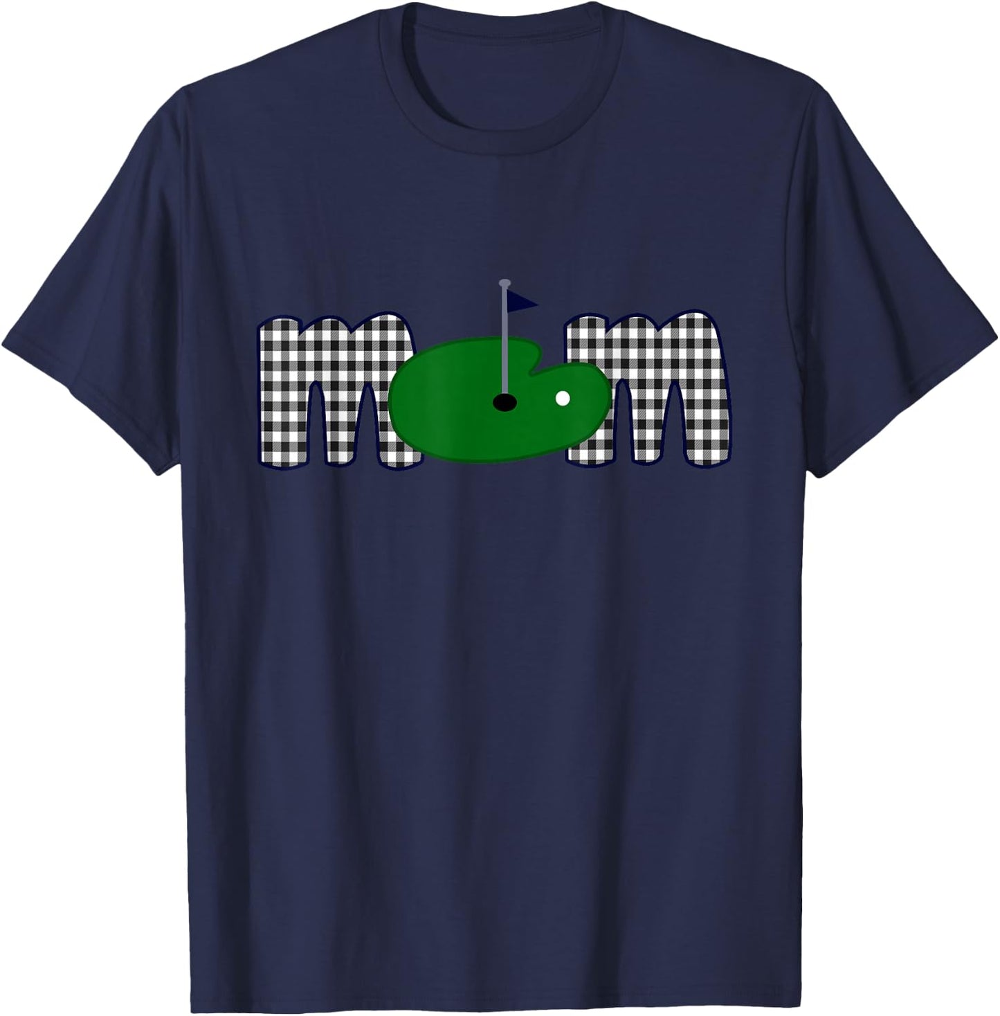 Golf Mom Life Birthday Family Matching Mama Mother's Day T-Shirt - T-Shirt | Navy