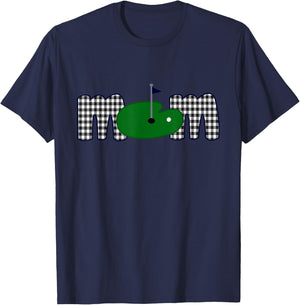 Golf Mom Life Birthday Family Matching Mama Mother's Day T-Shirt - T-Shirt | Navy