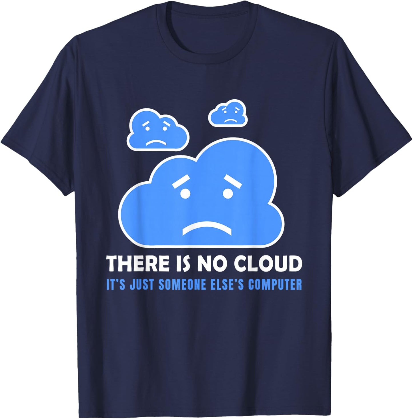 Funny Network Engineer Cloud Information Technology Gift T-Shirt - T-Shirt | Navy