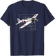 A6M Zero Fighter Japan WW2 Fighter Plane T-Shirt - T-Shirt | Navy