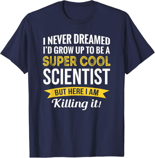 Scientist Gifts Funny T-Shirt - T-Shirt | Navy