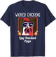 Wicked Chickens Lay Deviled Eggs Lover T-Shirt - T-Shirt | Navy