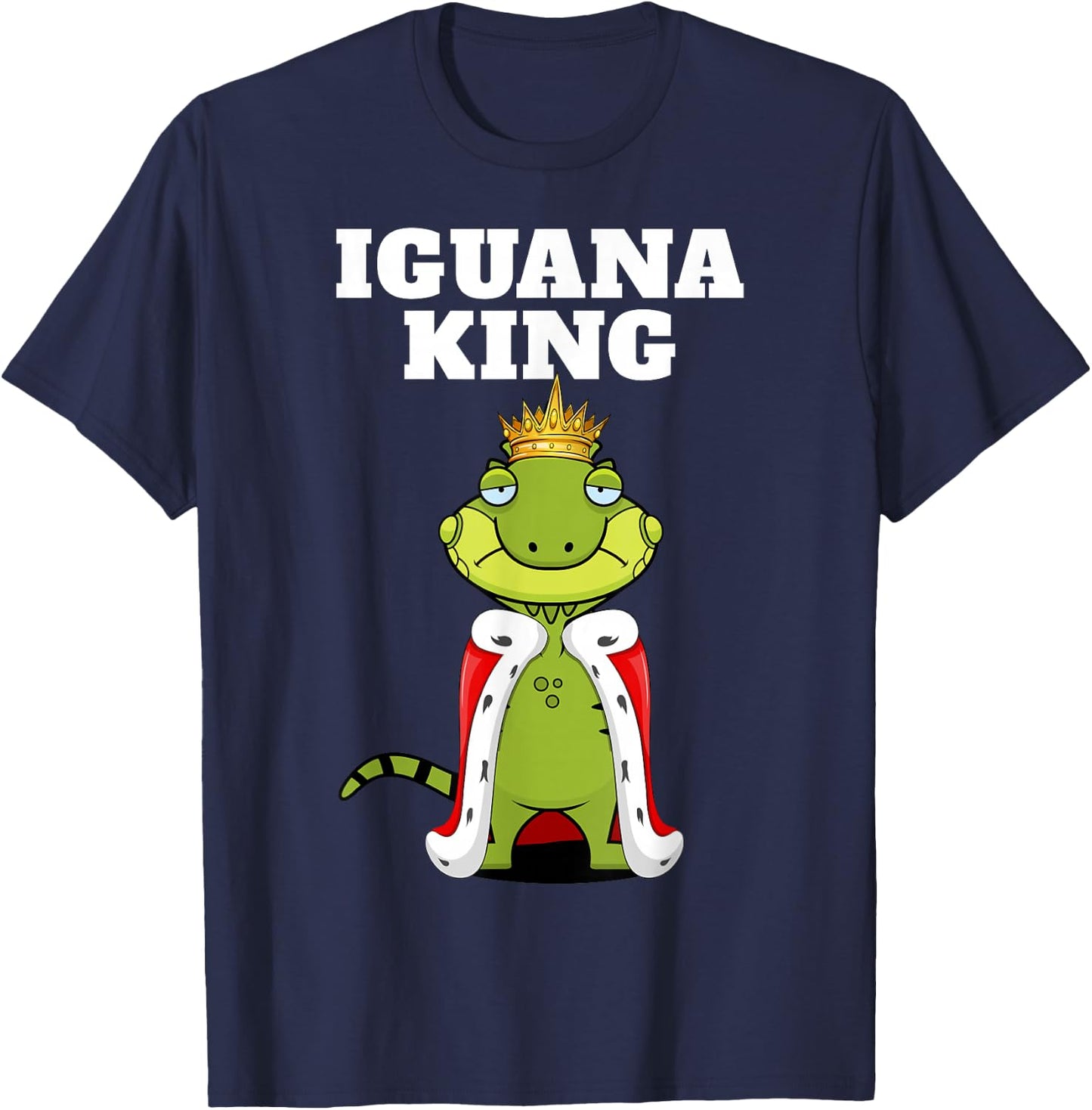 Iguana King | Boys Iguana | Iguana T-Shirt - T-Shirt | Navy
