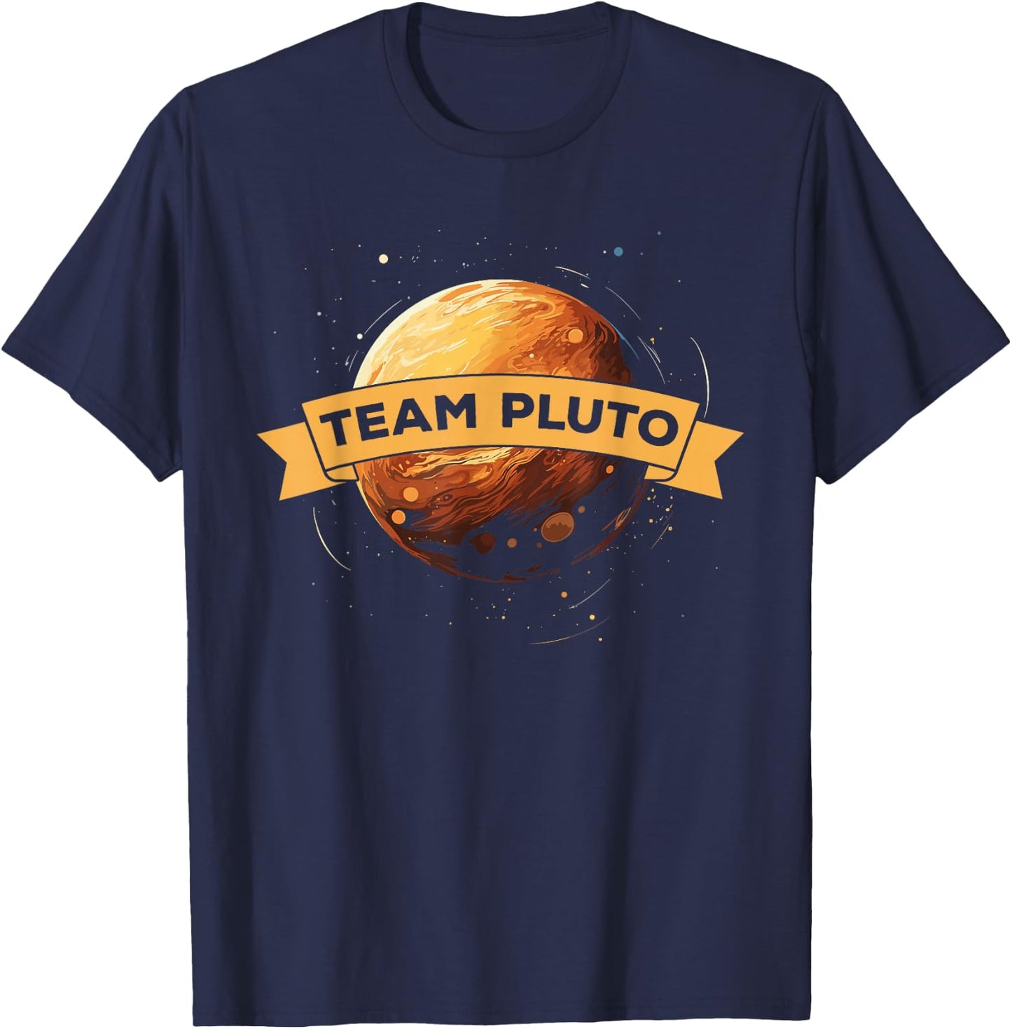 Pluto Astrology Space Science Planet Astronomer Astronomy T-Shirt - T-Shirt | Navy