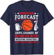 Funny Basketball Sports Betting Gambling Sports Bet Gambler T-Shirt - T-Shirt | Navy