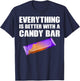 Candy Bar Apparel - Best Funny Bars Lover Design T-Shirt - T-Shirt | Navy
