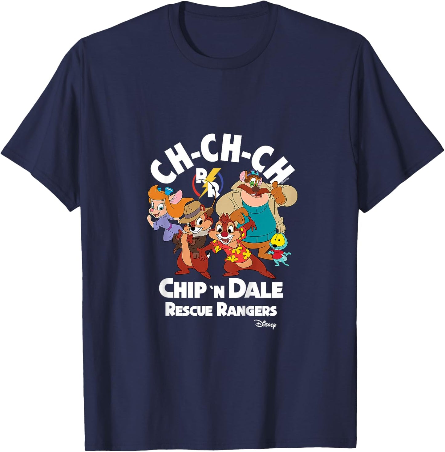 Kids Chip 'N Dale Rescue Rangers - Nature Happy Place T-Shirt - T-Shirt | Navy
