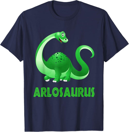 Arlo Arlosaurus Cool Dinosaur Kid Gift T-Shirt - T-Shirt | Navy