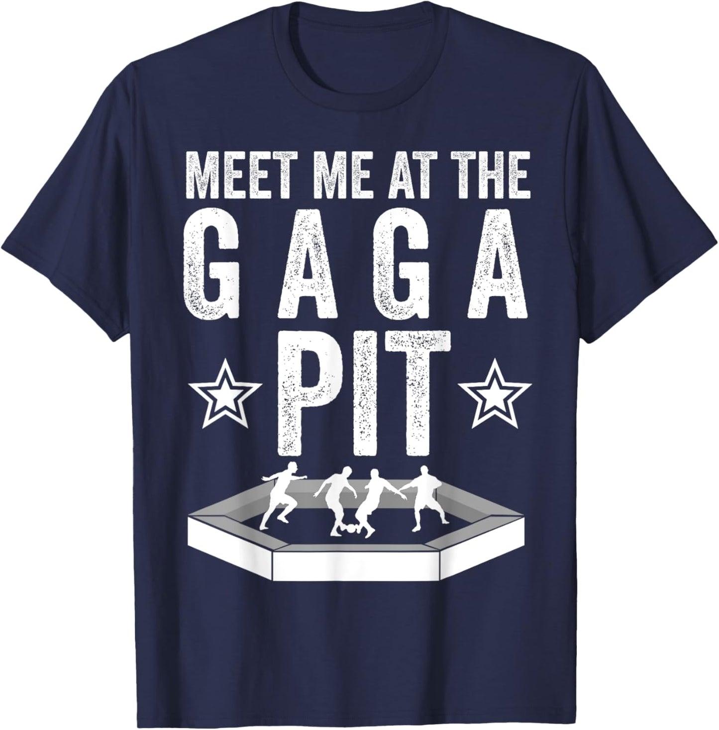 Cool Gaga Ball Gift Kids Funny Gaga ball Pit Dodgeball T-Shirt - T-Shirt | Navy