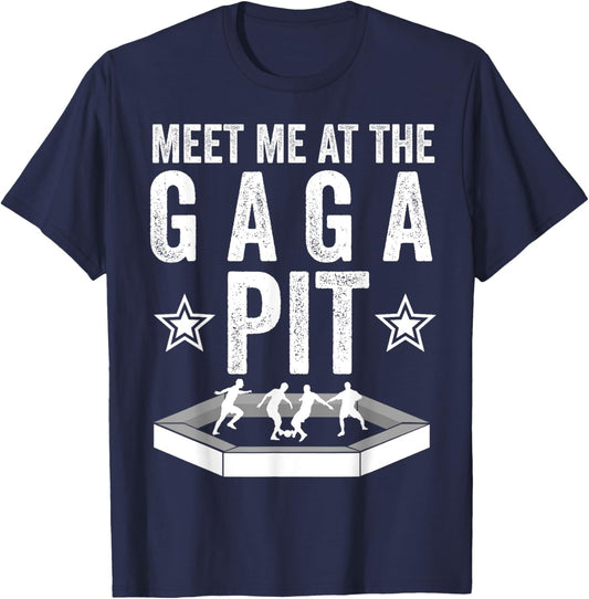 Cool Gaga Ball Gift Kids Funny Gaga ball Pit Dodgeball T-Shirt - T-Shirt | Navy