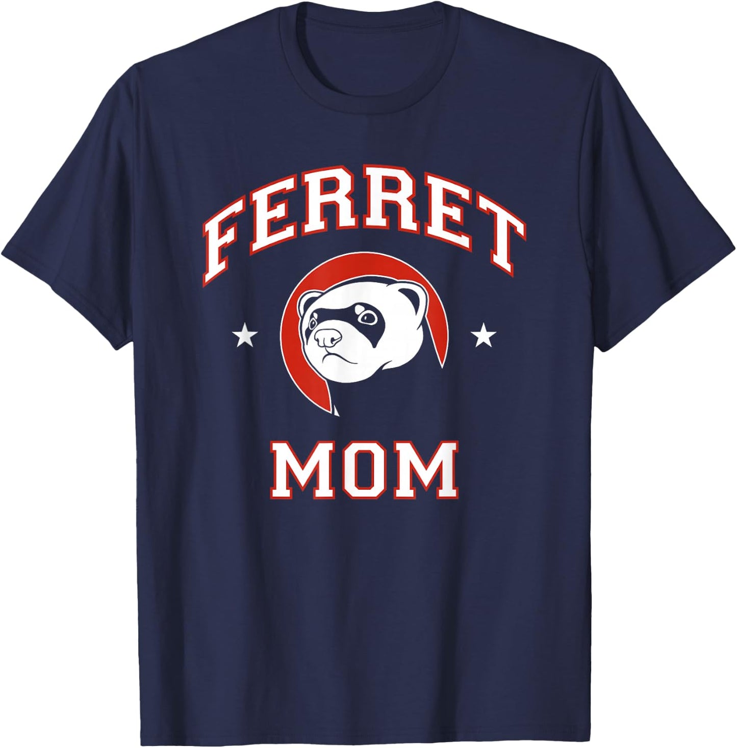 Ferret Mom T-Shirt - T-Shirt | Navy