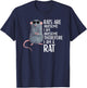 Rats Are Awesome Funny Rat Lover Apparel T-Shirt - T-Shirt | Navy