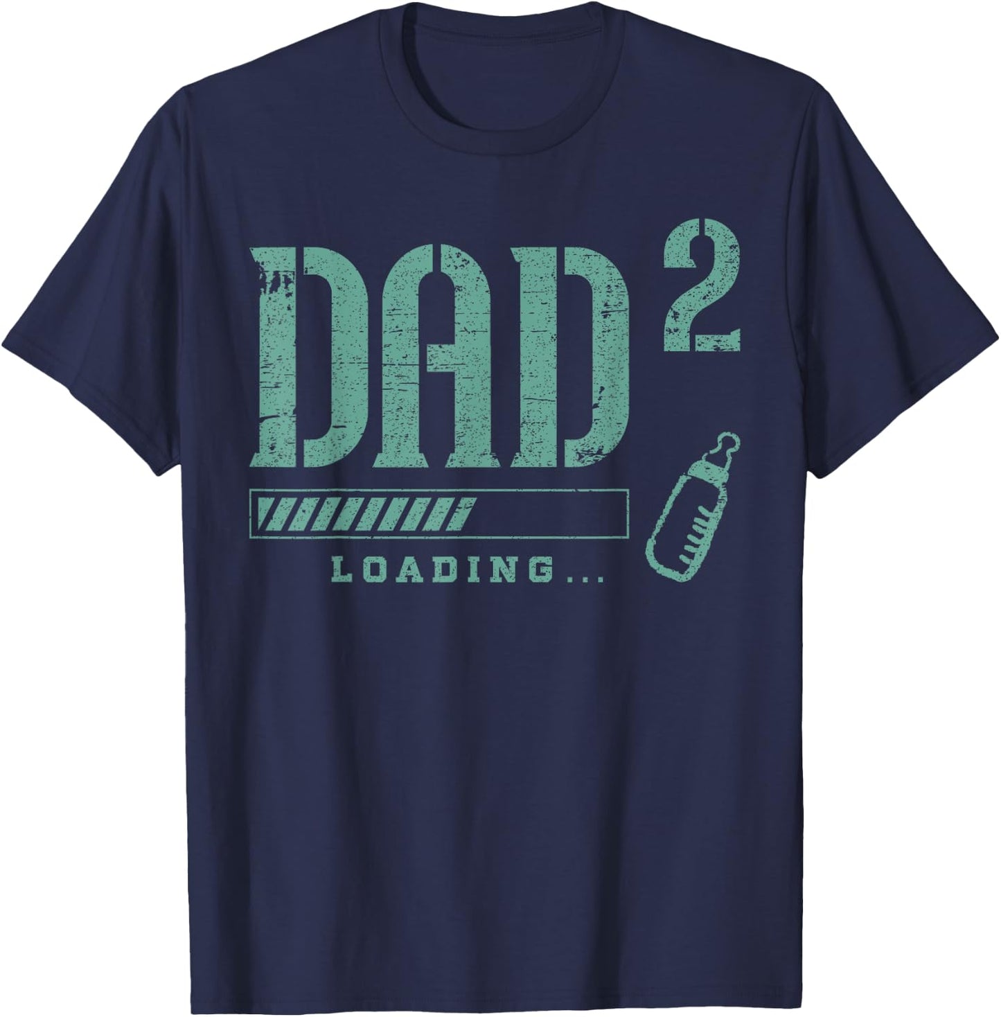 Expectant dad, Dad-to-be, Future Dad, 2nd child T-Shirt - T-Shirt | Navy