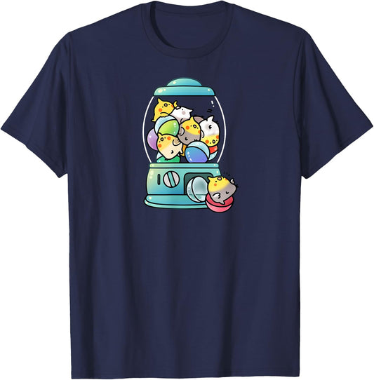 Cockatiel Toy Capsule T-Shirt - T-Shirt | Navy