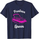 Pontoon Queen Pontoon Captain Pontooning Party Speed Boating T-Shirt - T-Shirt | Navy