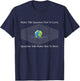 Matter Tells Spacetime How To Curve - Physicists Scientist T-Shirt - T-Shirt | Navy
