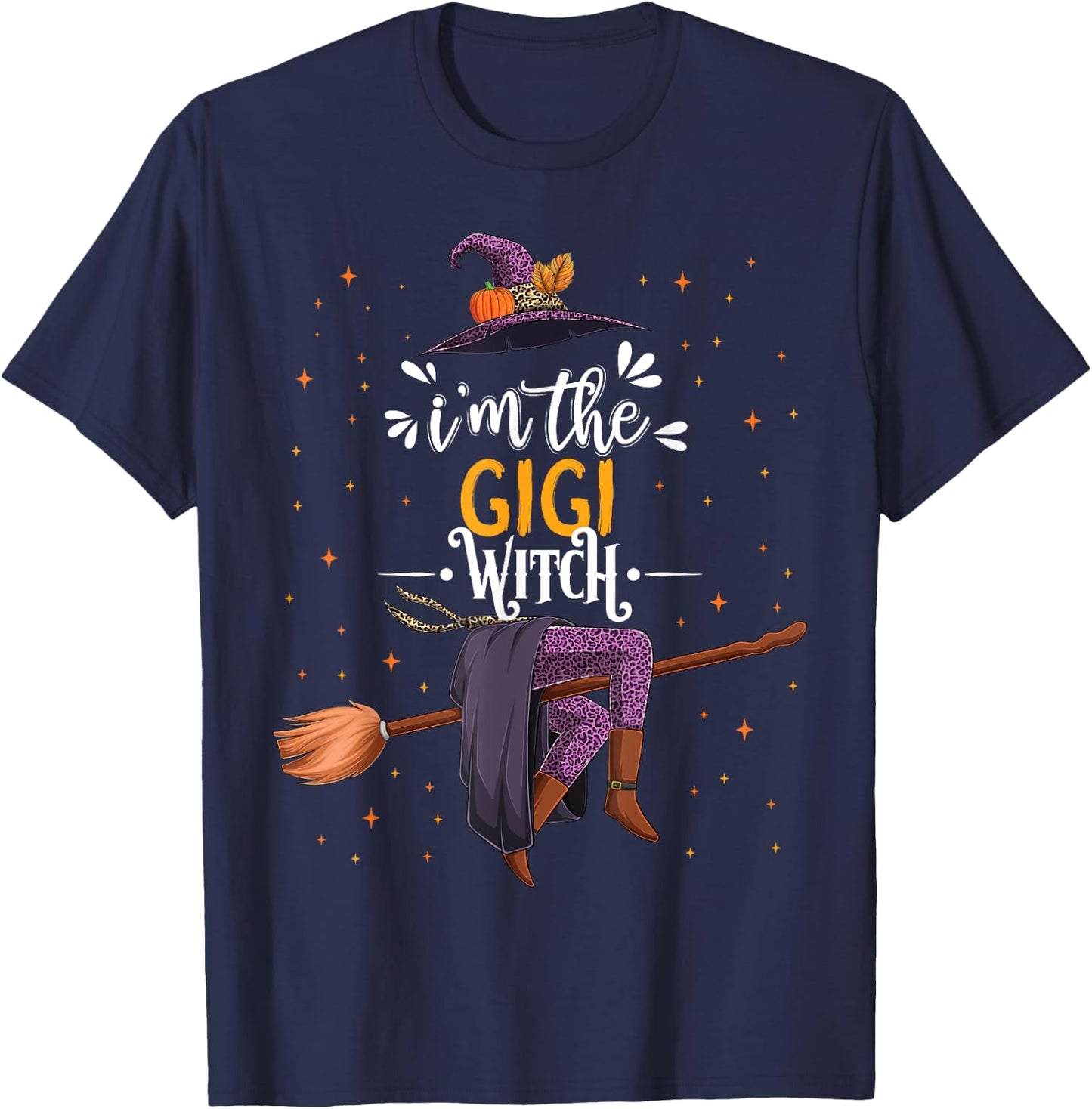 im The Gigi Witch Halloween Matching Group Costume T-Shirt - T-Shirt | Navy