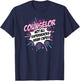 Counselor Superhero Shirt Fun Comic Gifts Idea T-Shirt - T-Shirt | Navy