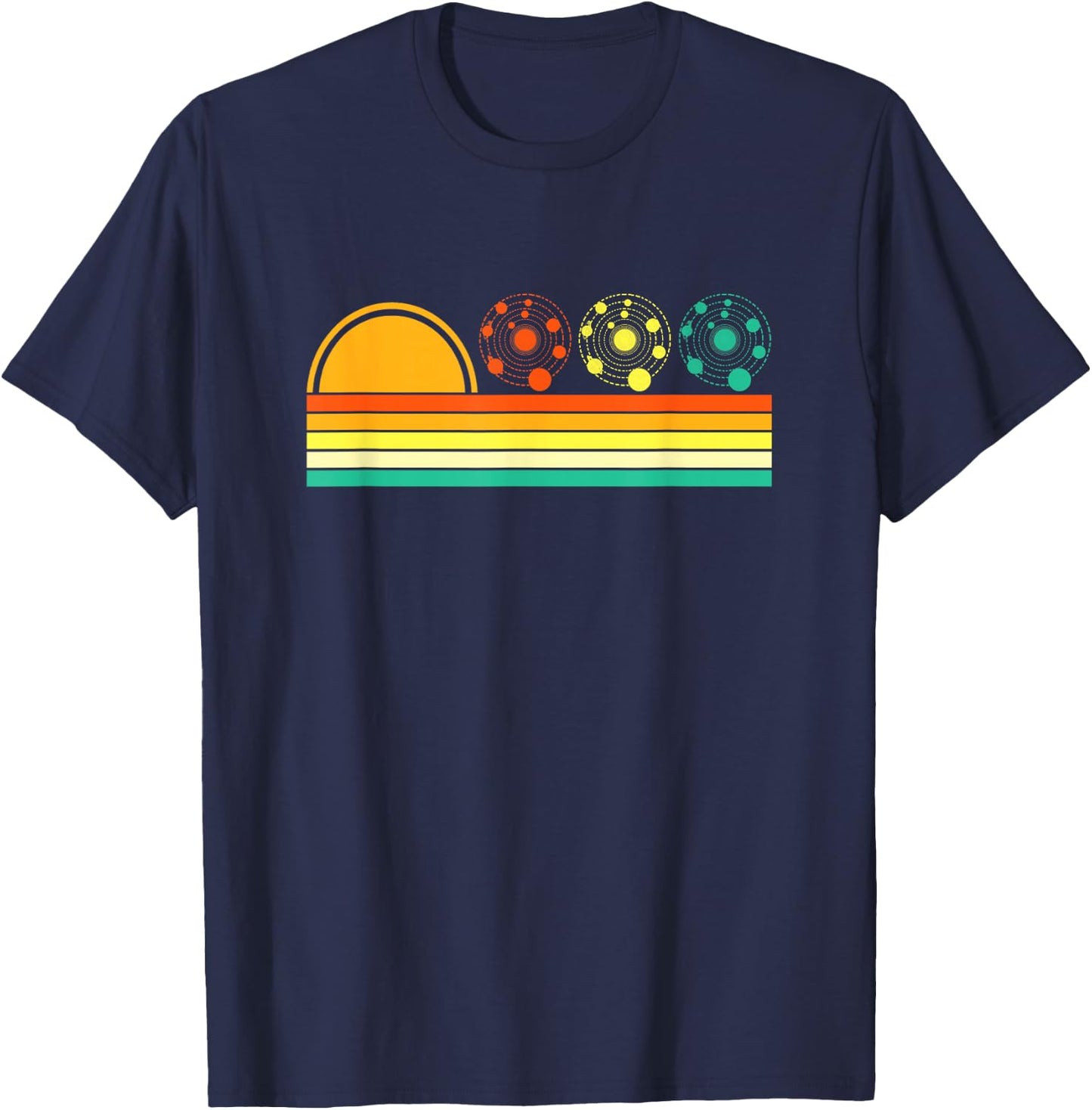 Astronomy Space Vintage Astrophysicist Astrophysics T-Shirt - T-Shirt | Navy