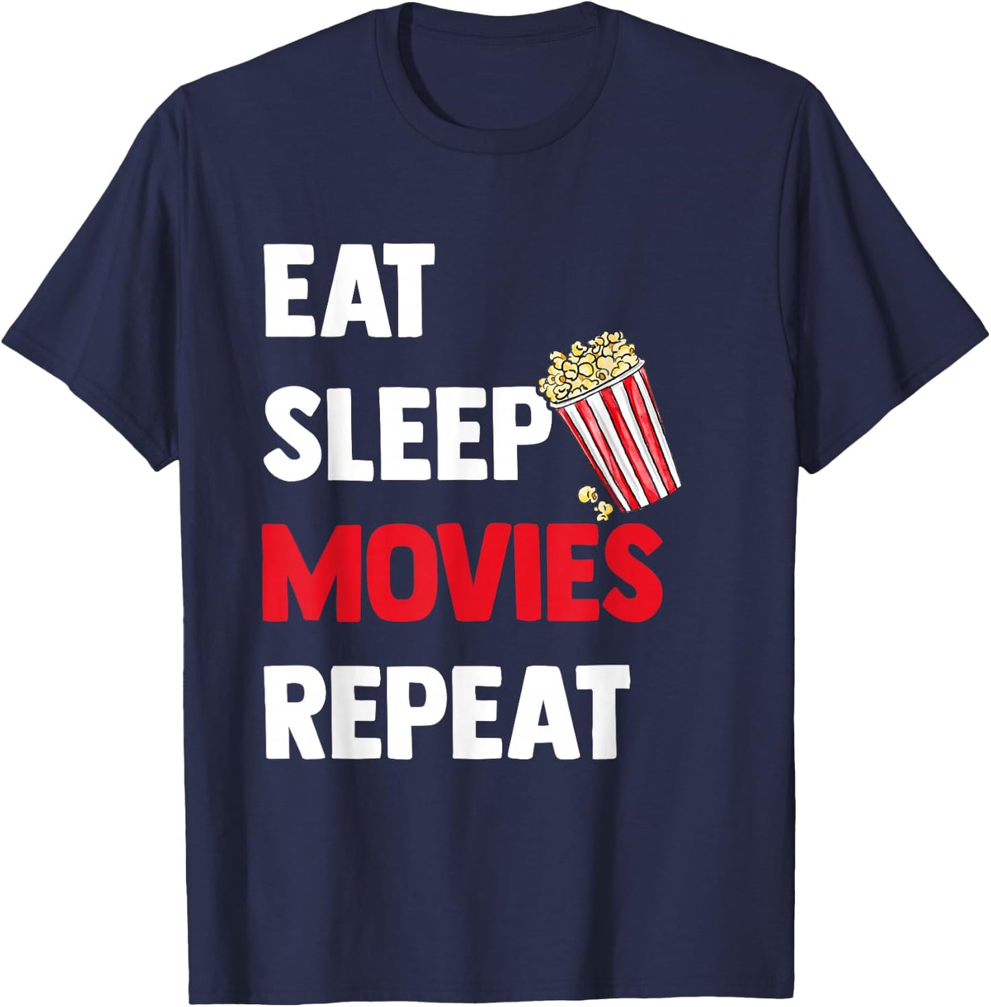 Movie Thriller Scripted Footage Screenplays T-Shirt - T-Shirt | Navy