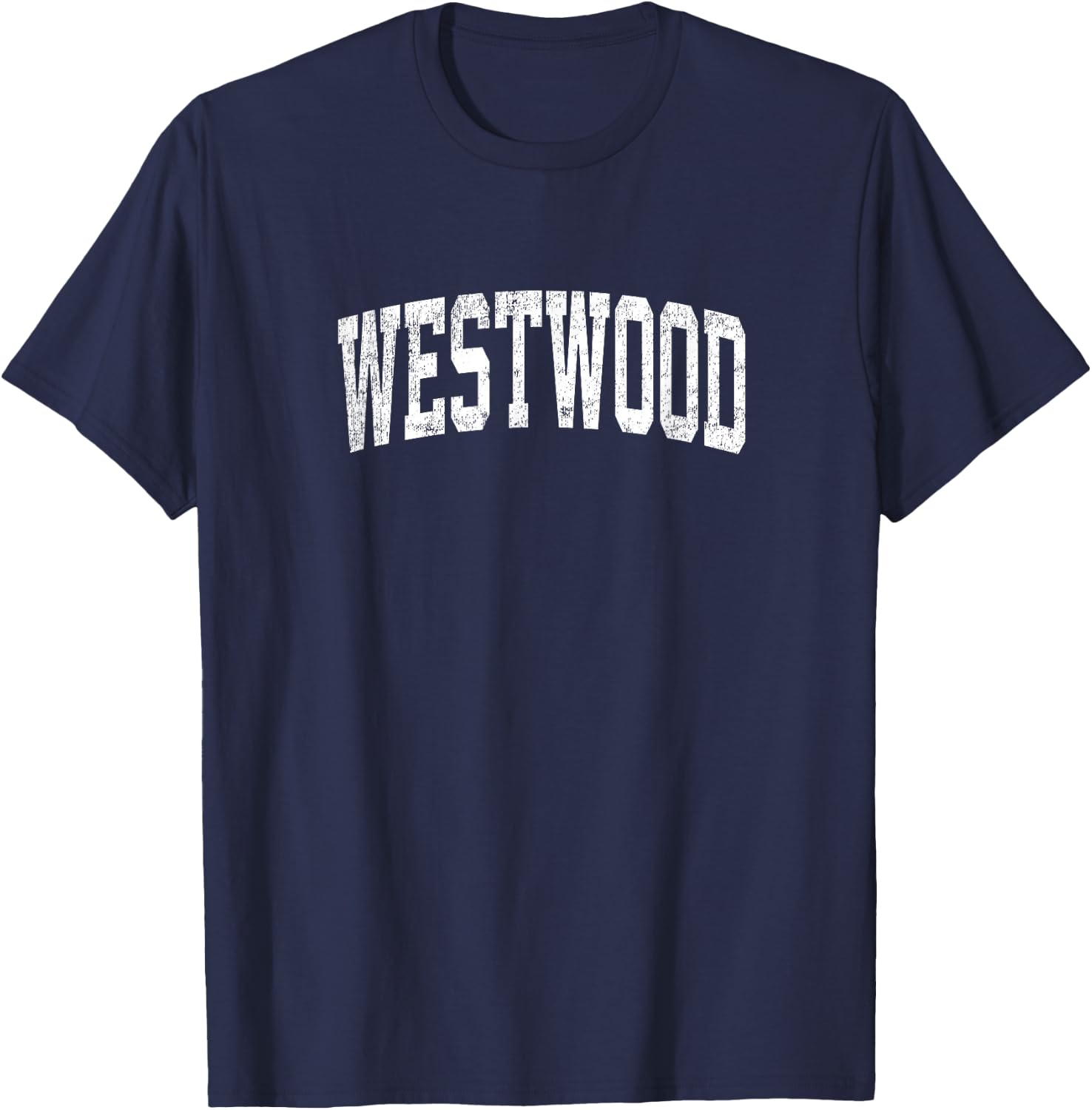 Westwood California CA Vintage Athletic Sports Design T-Shirt - T-Shirt | Navy