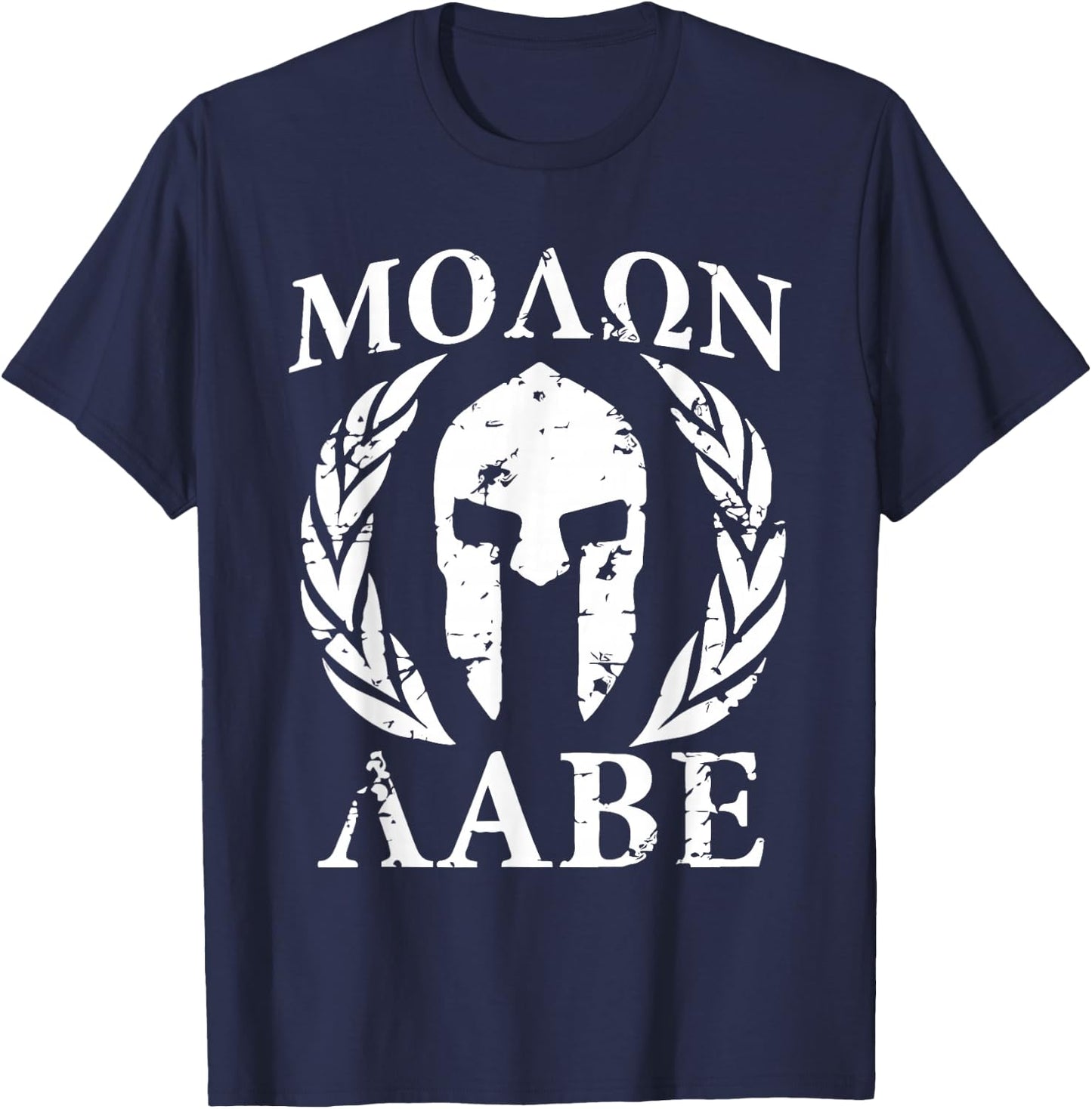 Molon Labe Patriotic T-Shirt - T-Shirt | Navy