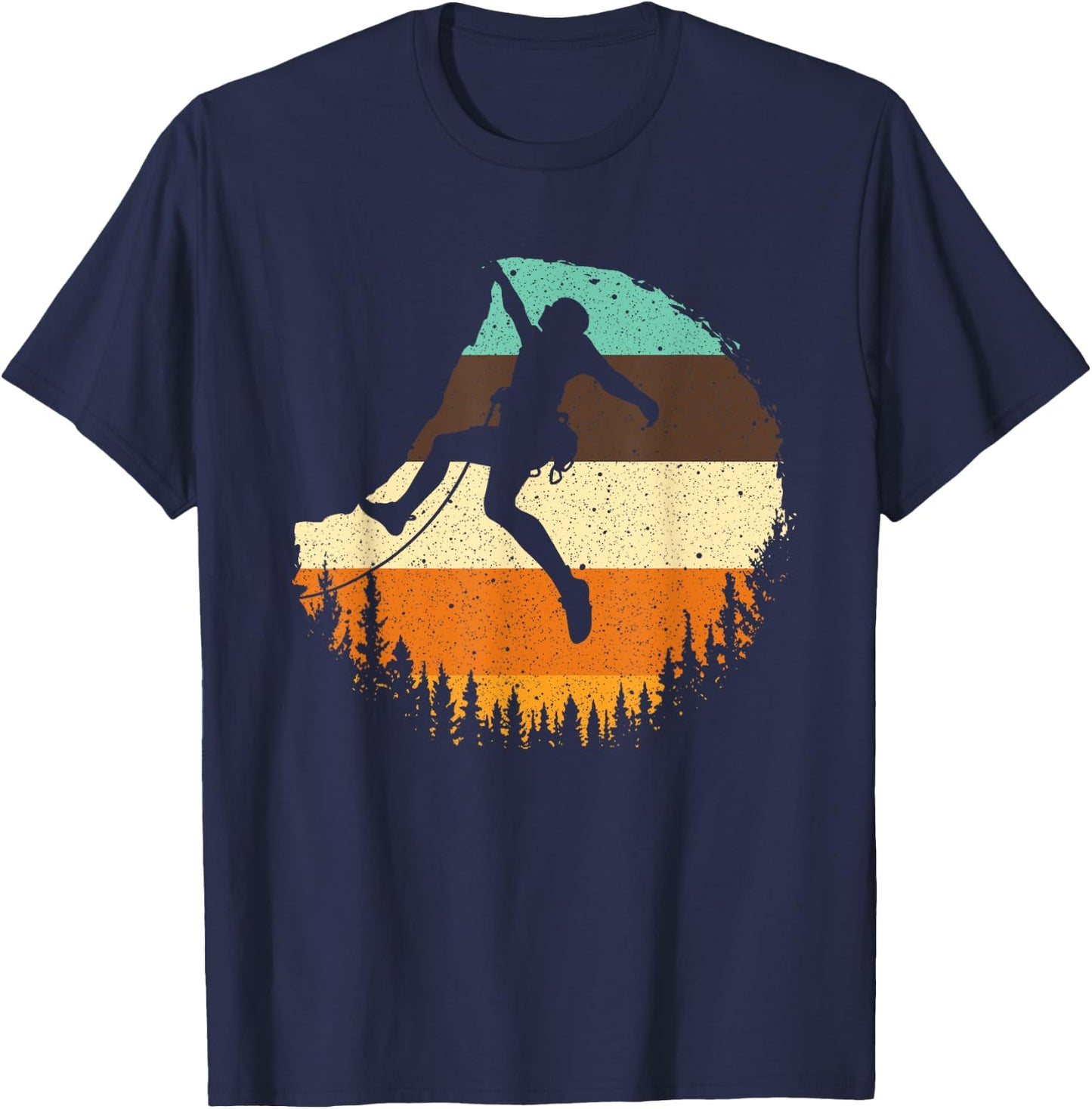 Cool Rock Climbing Women Mountain Climber bouldering T-Shirt - T-Shirt | Navy