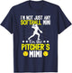I'm The Softball Pitcher Mimi Of A Softball Pitcher T-Shirt - T-Shirt | Navy