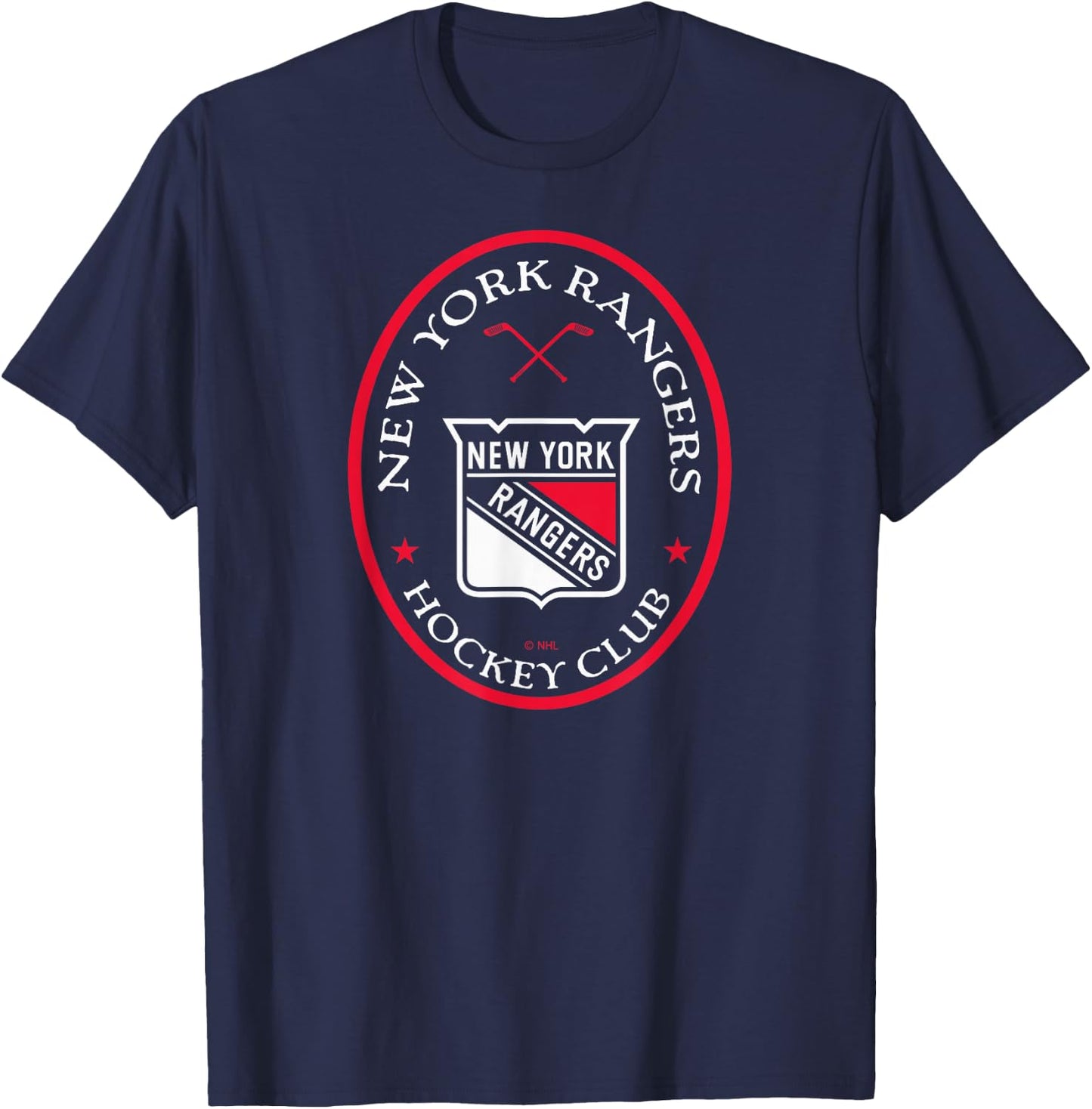New York Rangers Iconic Royal Officially Licensed T-Shirt - T-Shirt | Navy